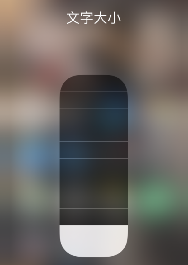 冠县苹果手机维修分享小技巧：在 iPhone 控制中心快速调节字体大小 
